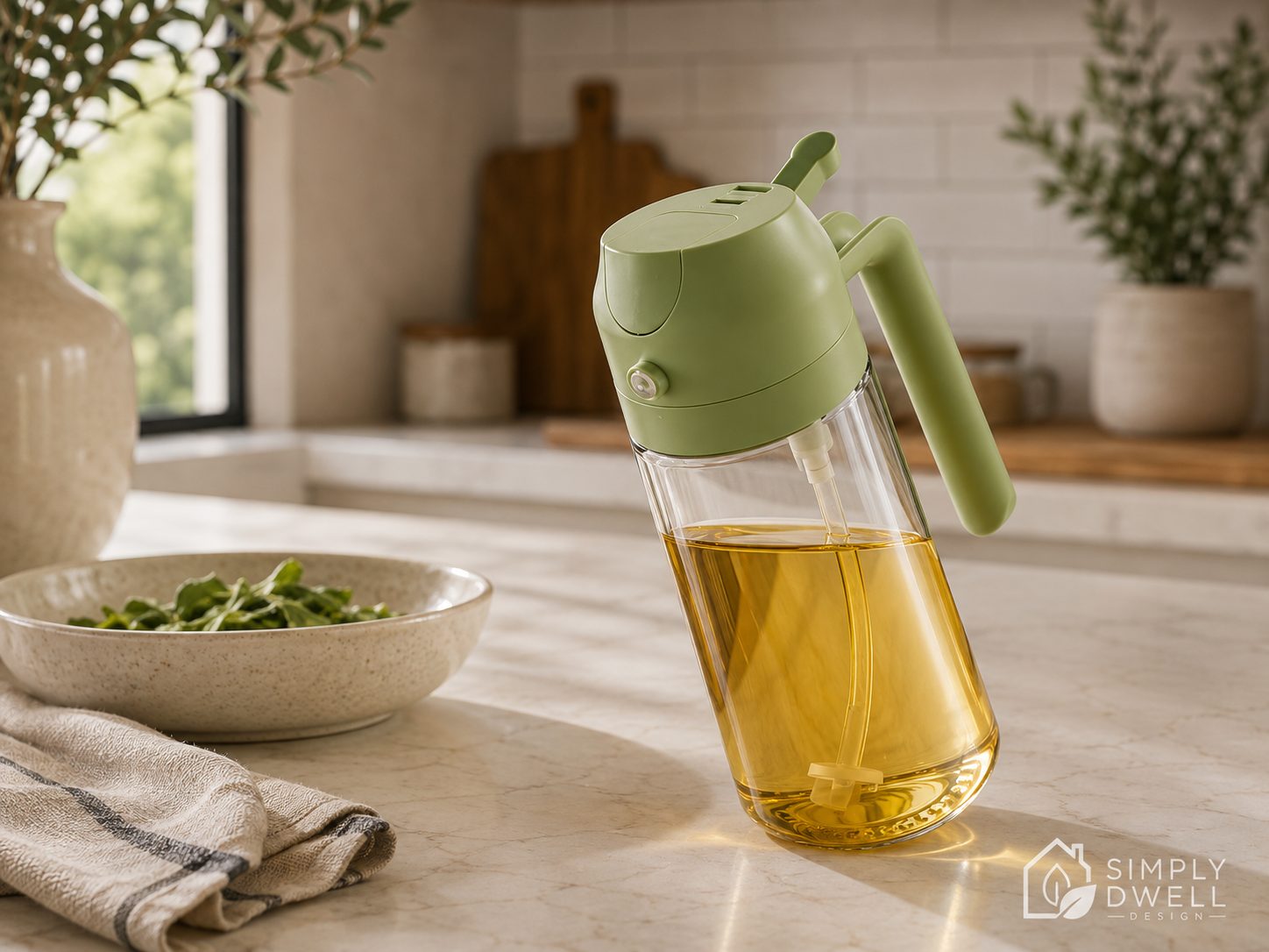 2-in-1 Oil Dispenser & Spray Bottle